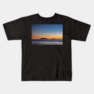 Worms Head, Rhossili Bay Kids T-Shirt